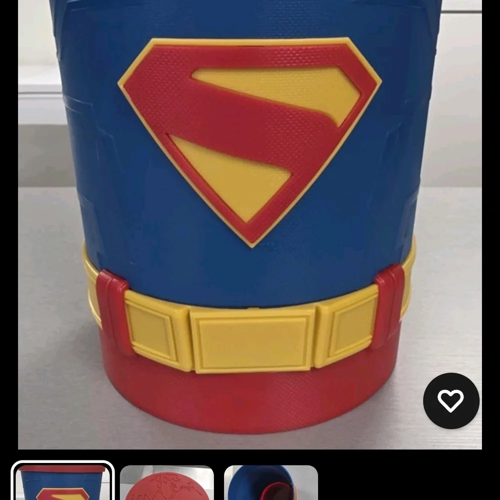 DC Superman Red, Blue & Yellow Treat Bucket